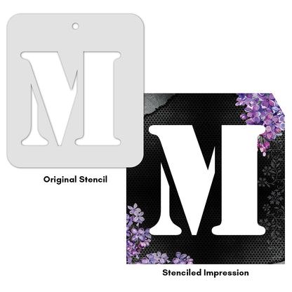 iCraft Alphabet Stencil 4" x 4" - ICS-13 (M)