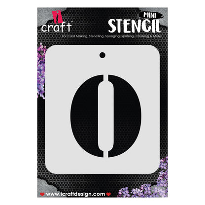 iCraft Alphabet Stencil 4" x 4" - ICS-15 (O)