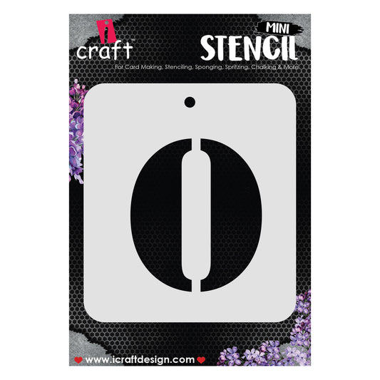 iCraft Alphabet Stencil 4" x 4" - ICS-15 (O)