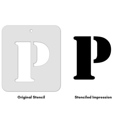 iCraft Alphabet Stencil 4" x 4" - ICS-16 (P)