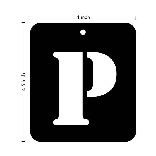 iCraft Alphabet Stencil 4" x 4" - ICS-16 (P)