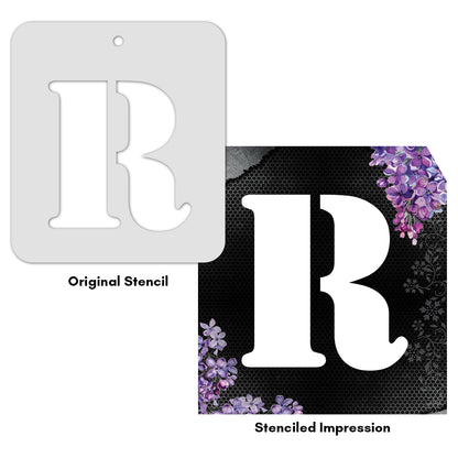 iCraft Alphabet Stencil 4" x 4" - ICS-18 (R)