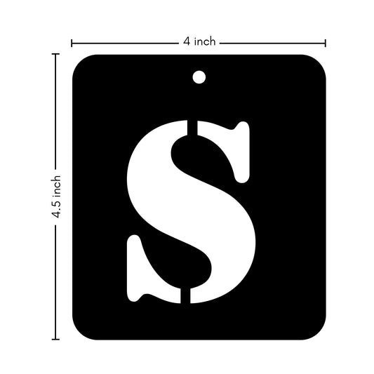 iCraft Alphabet Stencil 4" x 4" - ICS-19 (S)