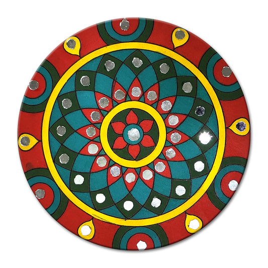 Mandala Art Painting Kit – 4" MDF Craft Kit for Kids & Adults – SMA 01