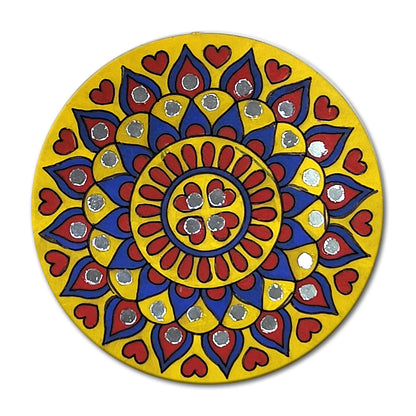 Mandala Art Painting Kit – 4" MDF Craft Kit for Kids & Adults – SMA 04