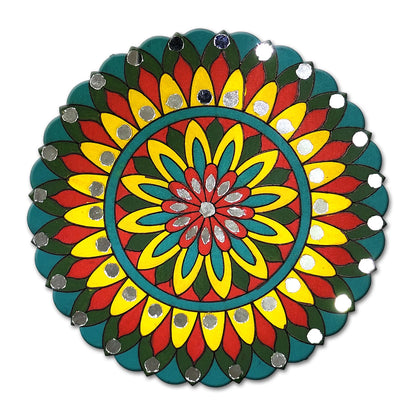 Mandala Art Painting Kit – 4" MDF Craft Kit for Kids & Adults – SMA 05