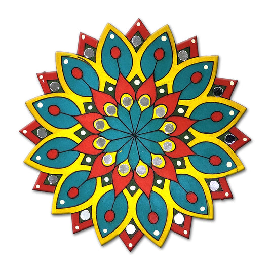 Mandala Art Painting Kit – 4" MDF Craft Kit for Kids & Adults – SMA 07