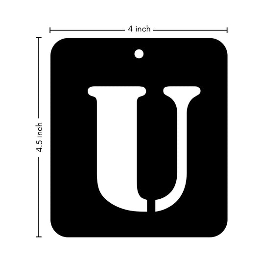 iCraft Alphabet Stencil 4" x 4" - ICS-21 (U)