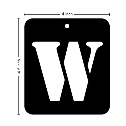 iCraft Alphabet Stencil 4" x 4" - ICS-23 (W)