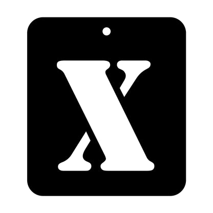 iCraft Alphabet Stencil 4" x 4" - ICS-24 (X)