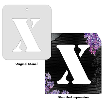 iCraft Alphabet Stencil 4" x 4" - ICS-24 (X)