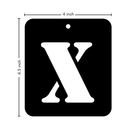 iCraft Alphabet Stencil 4" x 4" - ICS-24 (X)