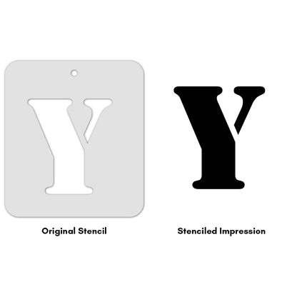 iCraft Alphabet Stencil 4" x 4" - ICS-25 (Y)