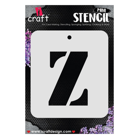 iCraft Alphabet Stencil 4" x 4" - ICS-26 (Z)